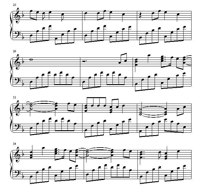 星语星愿钢琴曲谱（图3）