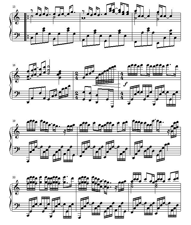 男人海洋钢琴曲谱（图2）