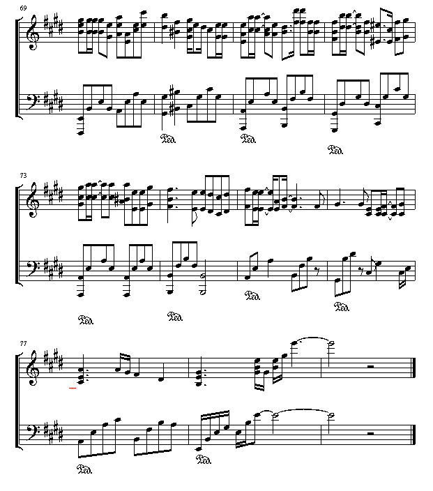 无痛无恋钢琴曲谱（图6）
