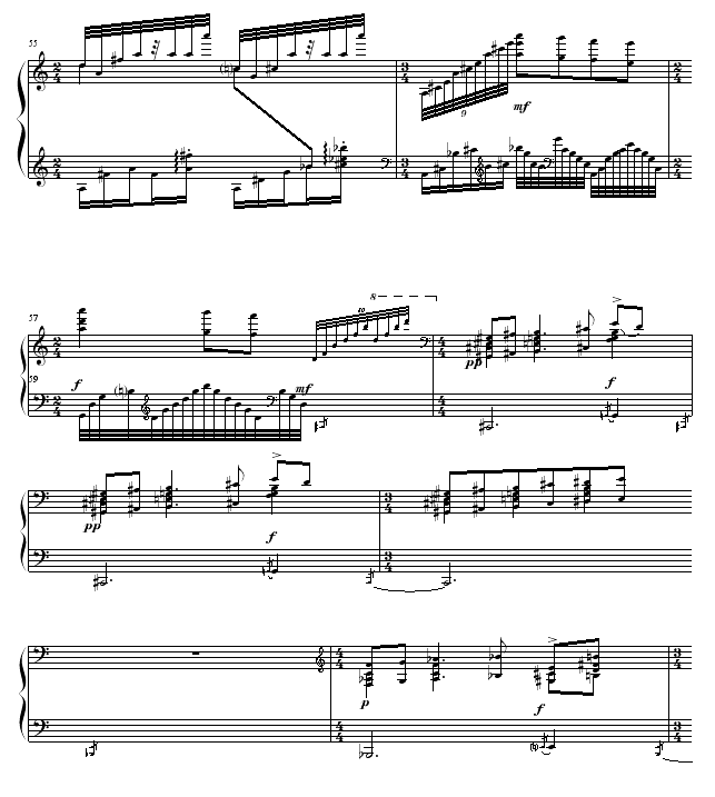 水妖(Gaspard de la Nuit- 1. Ondine.Lent)钢琴曲谱（图9）