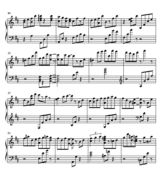 La La La Love Song钢琴曲谱（图4）