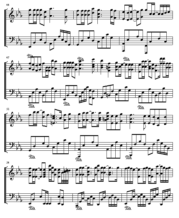 无痛无恋钢琴曲谱（图4）