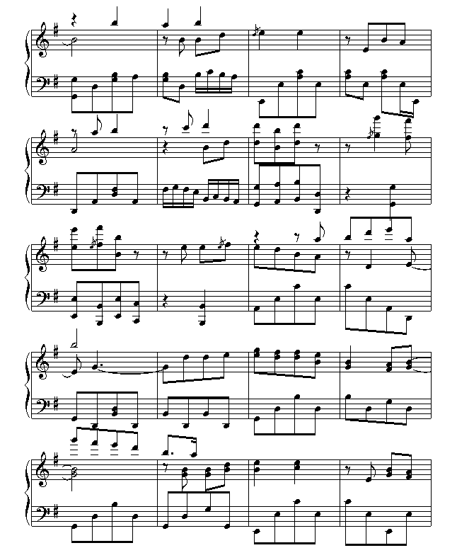 两只蝴蝶-Music-boy钢琴曲谱（图9）