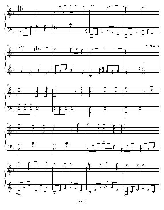 爱在深秋钢琴曲谱（图3）
