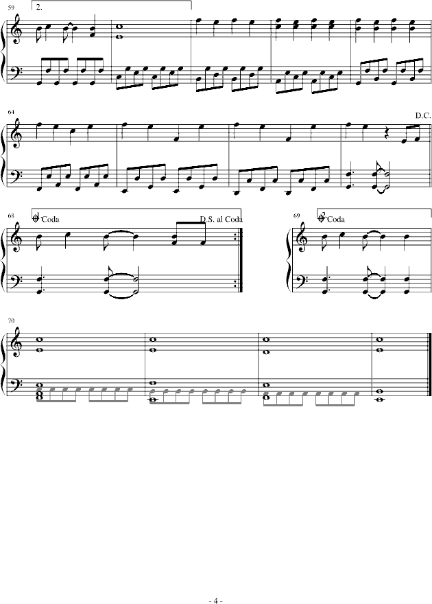 I AM钢琴曲谱（图4）