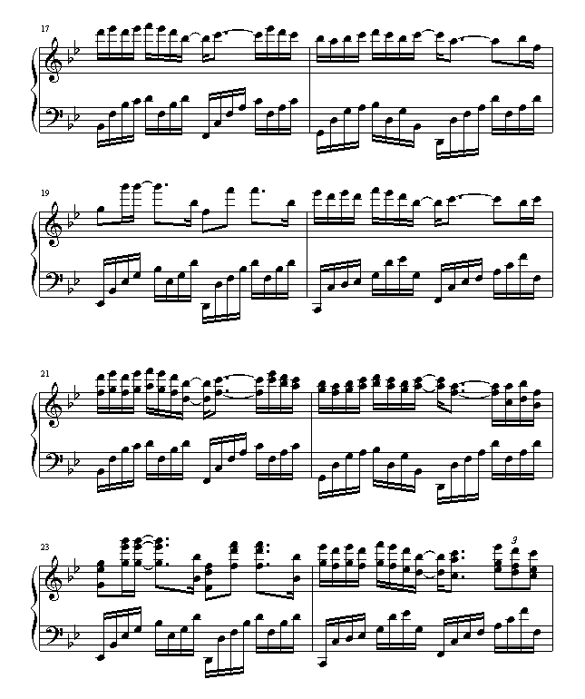 江南钢琴曲谱（图3）