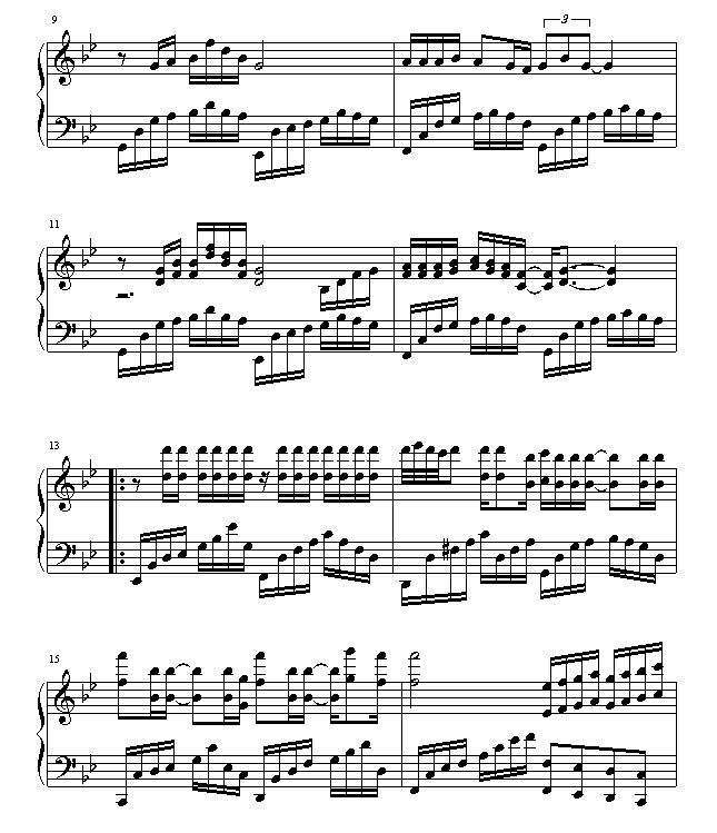 江南钢琴曲谱（图2）