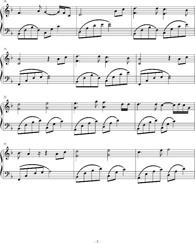 不可不信缘-韩剧悲歌钢琴曲谱（图2）
