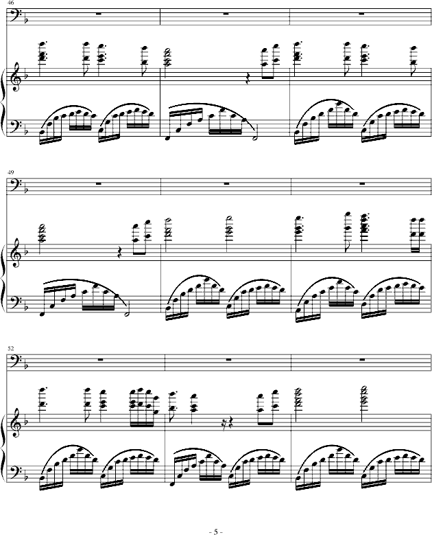 不可不信缘-韩剧悲歌钢琴曲谱（图5）