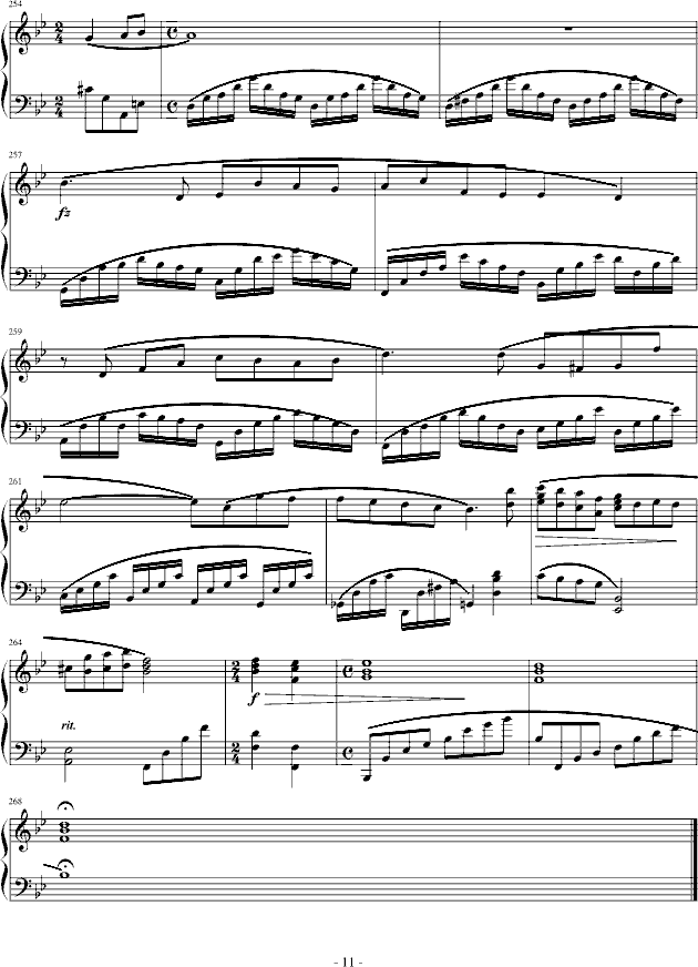 人鱼的故事钢琴曲谱（图11）