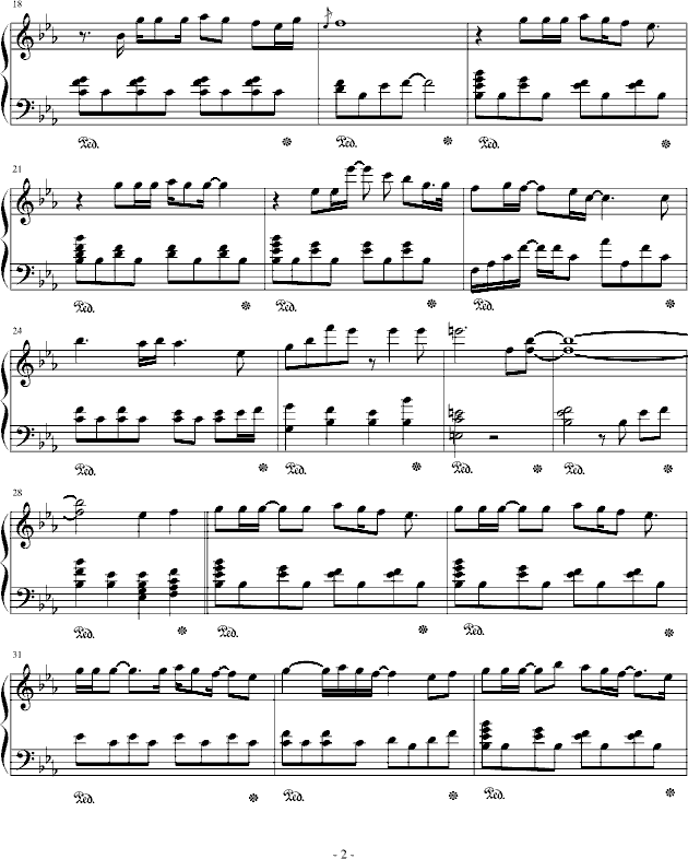 FIND THE WAY钢琴曲谱（图2）