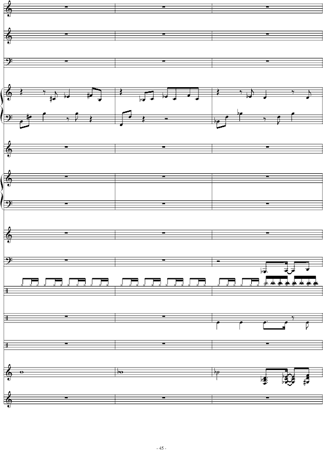 幻之大地-双星物语钢琴曲谱（图45）