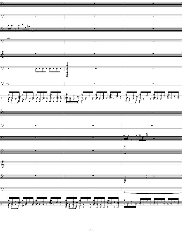 石鼓钢琴曲谱（图3）