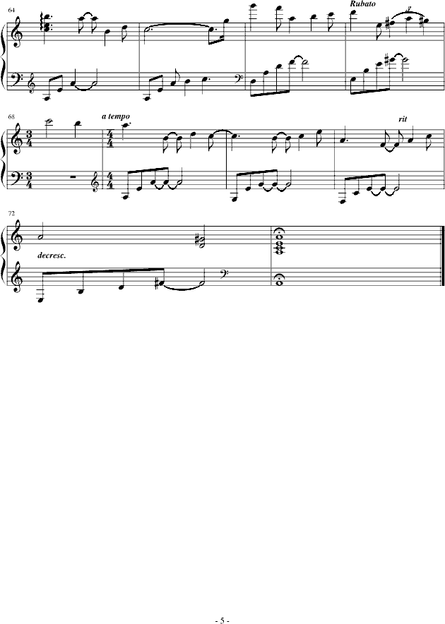 夏日香气-之Instrumental钢琴曲谱（图5）