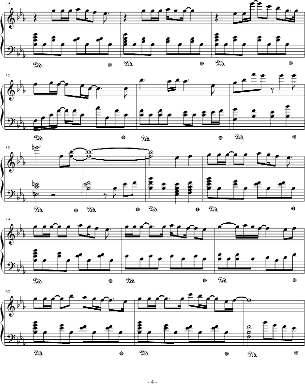 FIND THE WAY钢琴曲谱（图4）