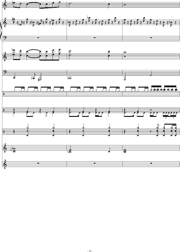 幻之大地-双星物语钢琴曲谱（图15）