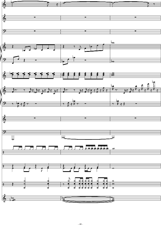 幻之大地-双星物语钢琴曲谱（图48）
