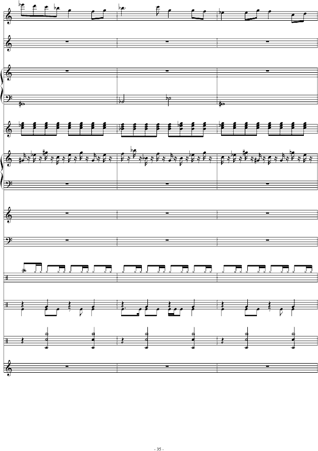 幻之大地-双星物语钢琴曲谱（图36）