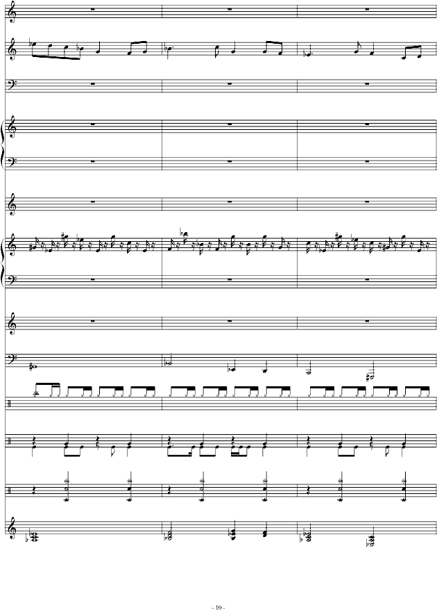 幻之大地-双星物语钢琴曲谱（图10）