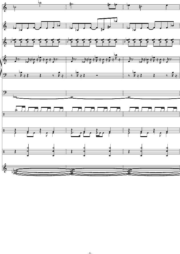 幻之大地-双星物语钢琴曲谱（图6）