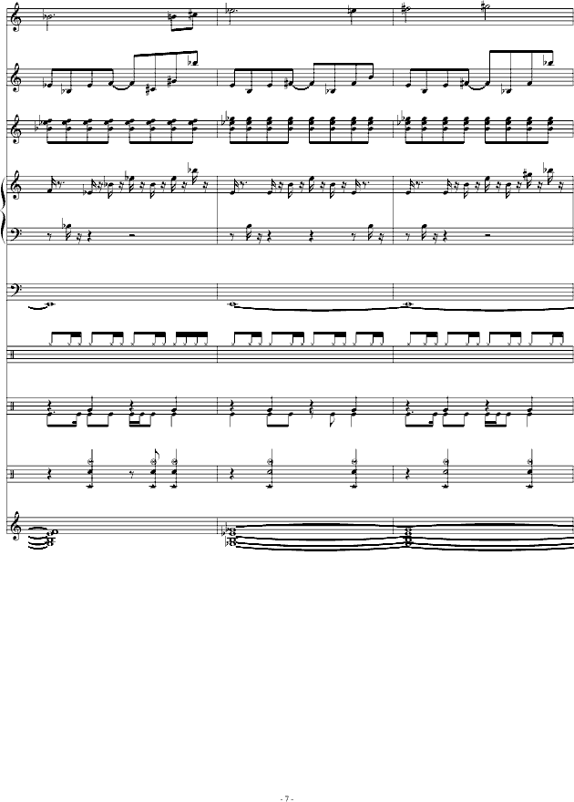 幻之大地-双星物语钢琴曲谱（图7）