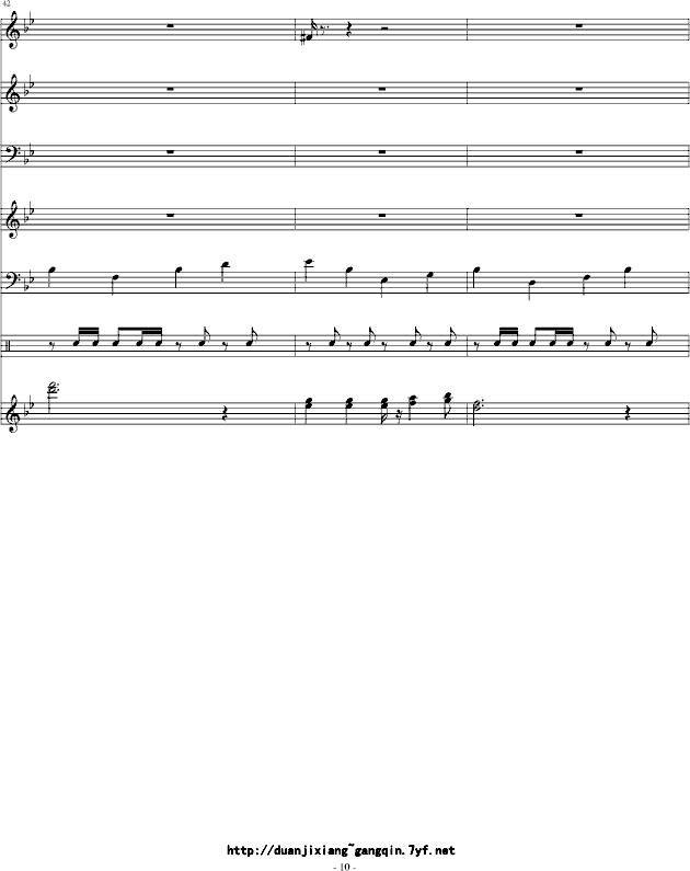 铁臂阿童木-总谱钢琴曲谱（图10）