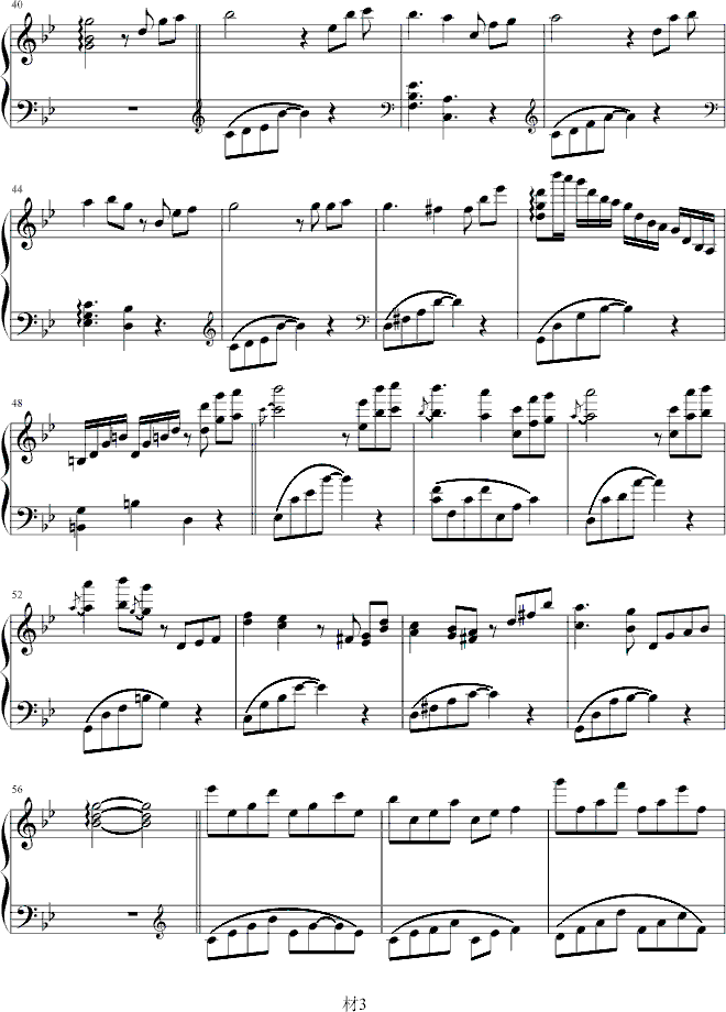 Winter Sonata-冬季戀歌钢琴曲谱（图3）