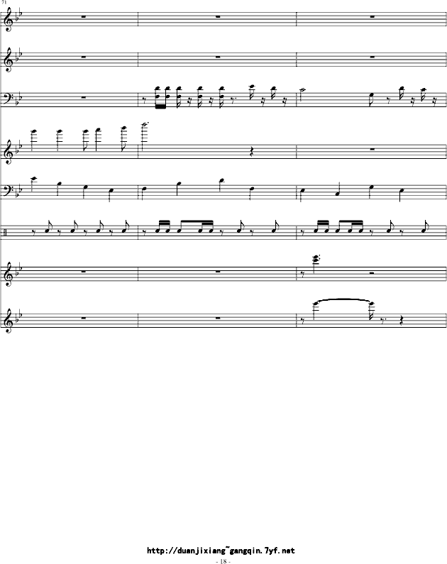 铁臂阿童木-总谱钢琴曲谱（图18）