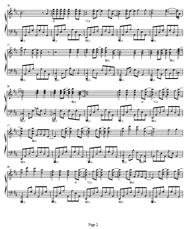 SAKURA KISS钢琴曲谱（图2）