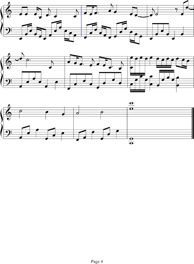 心裡話-《心花放》主题曲钢琴曲谱（图4）