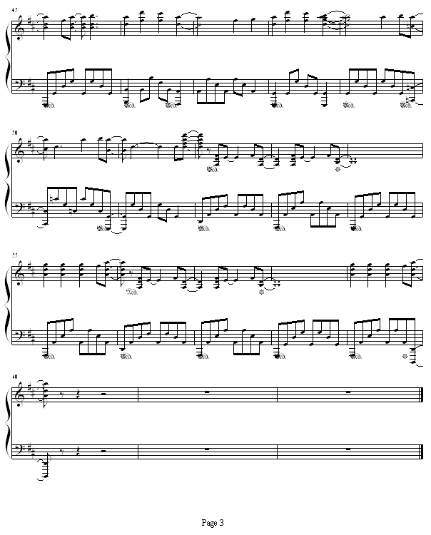 SAKURA KISS钢琴曲谱（图3）
