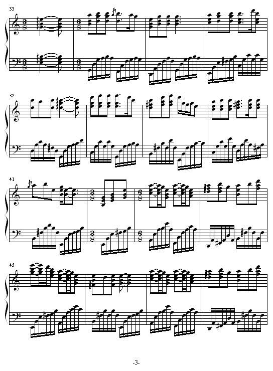 呼唤-原版钢琴曲谱（图3）