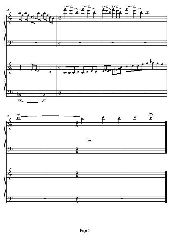 The Piano Duet（四手联弹）钢琴曲谱（图5）