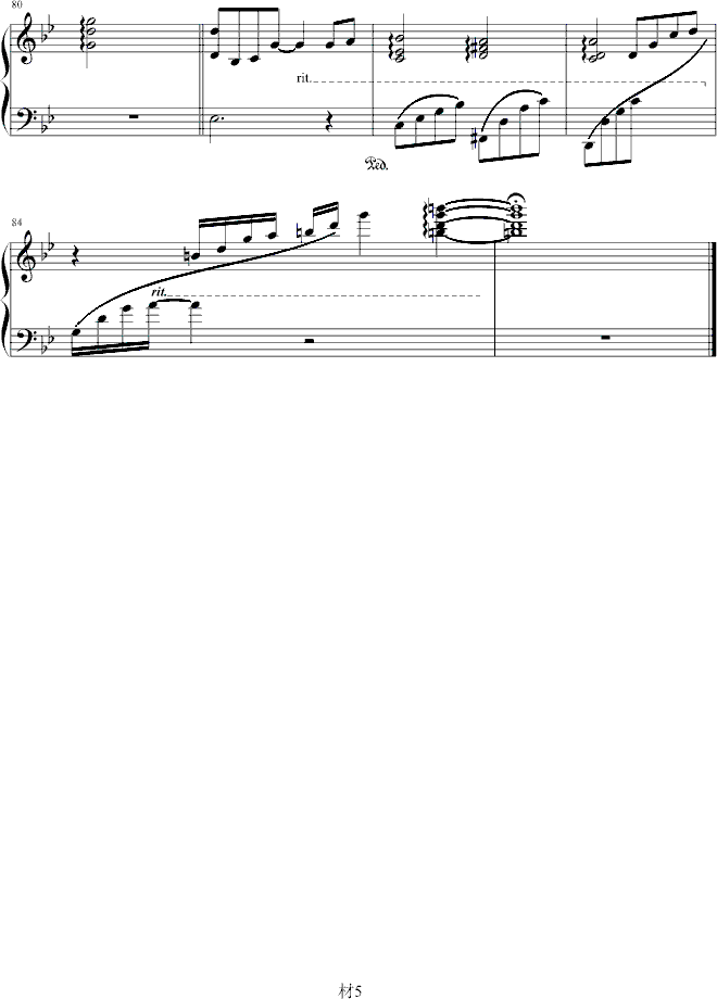 Winter Sonata-冬季戀歌钢琴曲谱（图5）