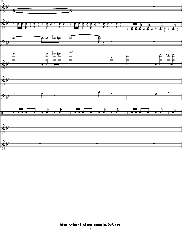 铁臂阿童木-总谱钢琴曲谱（图5）