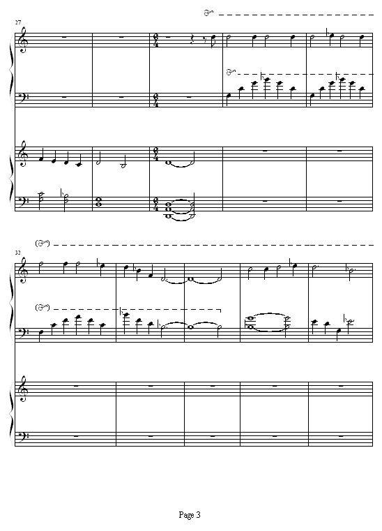 The Piano Duet（四手联弹）钢琴曲谱（图3）