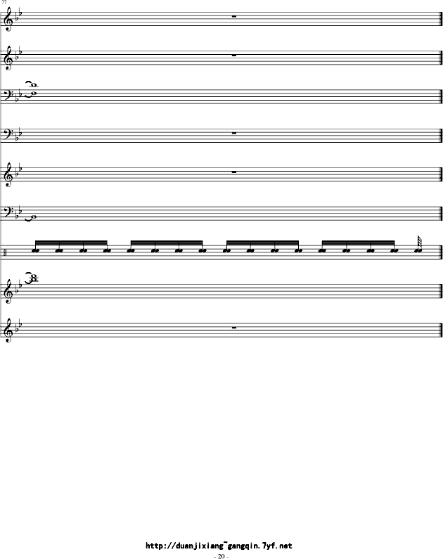 铁臂阿童木-总谱钢琴曲谱（图20）
