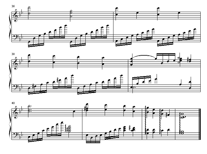 辛德勒的名单-何爱媛钢琴曲谱（图4）