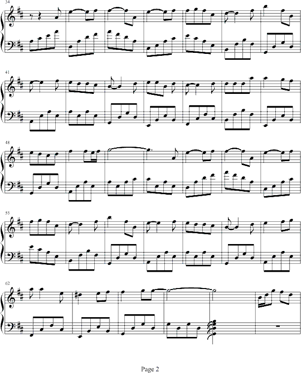 十四番的目标钢琴曲谱（图2）