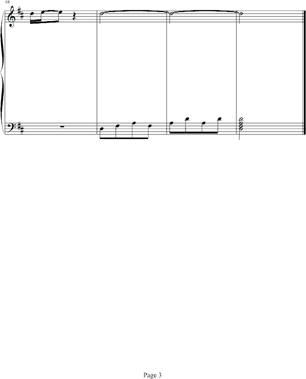 十四番的目标钢琴曲谱（图3）