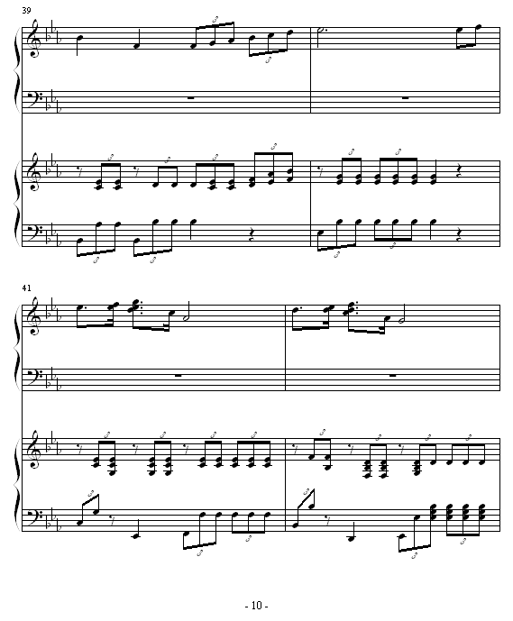 ココロの音钢琴曲谱（图10）