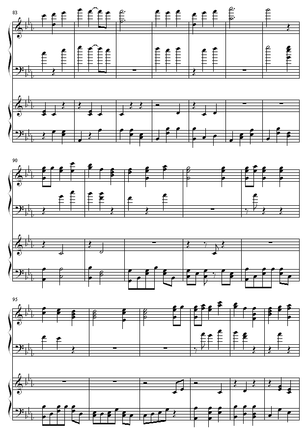 its only the fairy tale钢琴曲谱（图5）