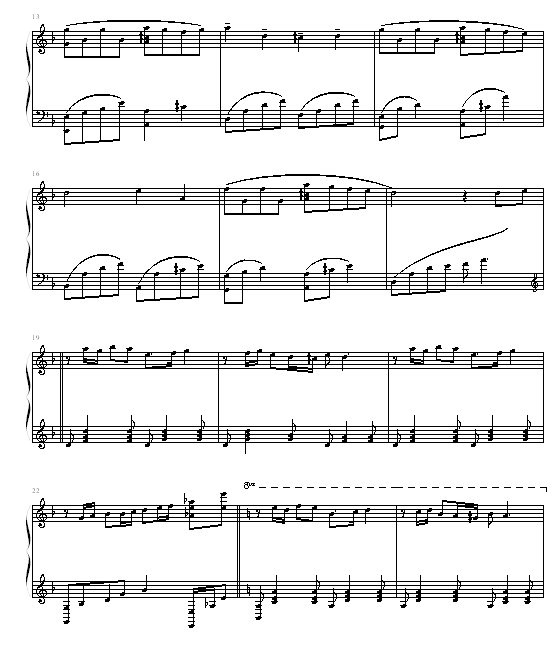 辛德勒名单钢琴曲谱（图2）