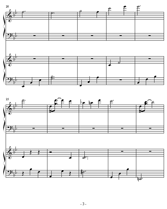 through pain - 的插曲钢琴曲谱（图3）