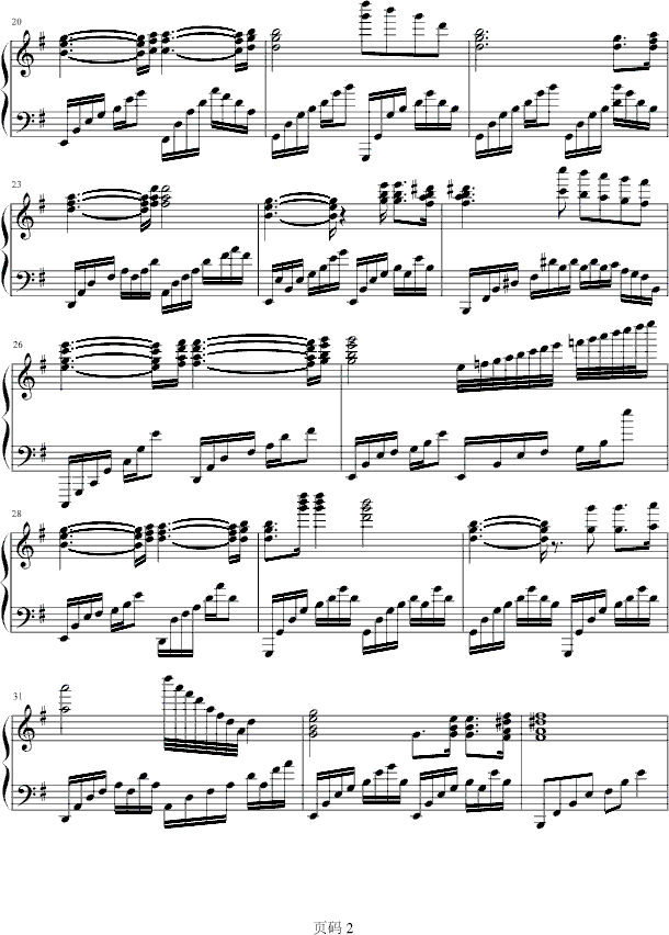 Nina钢琴曲谱（图2）