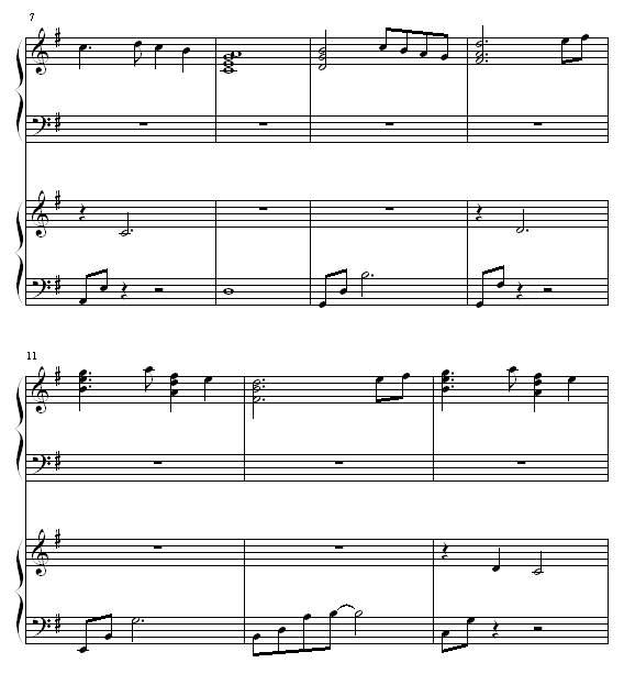 close to you钢琴曲谱（图2）