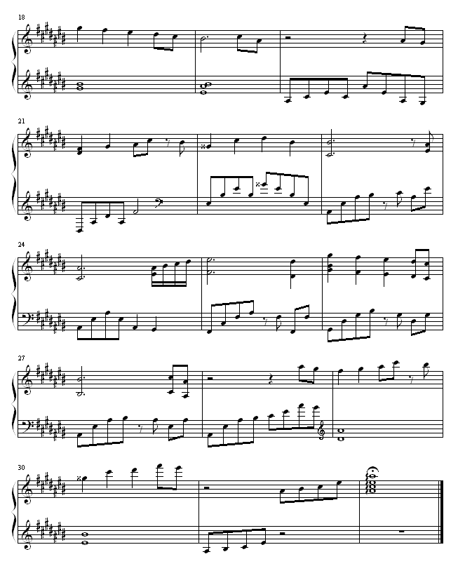 星之所在钢琴曲谱（图2）