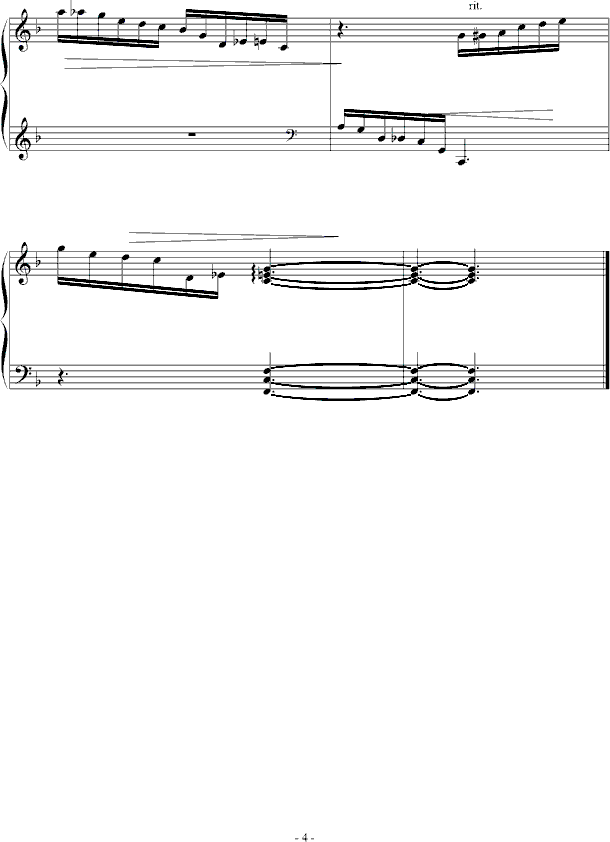 僵尸新娘-（公主篇）钢琴曲谱（图4）