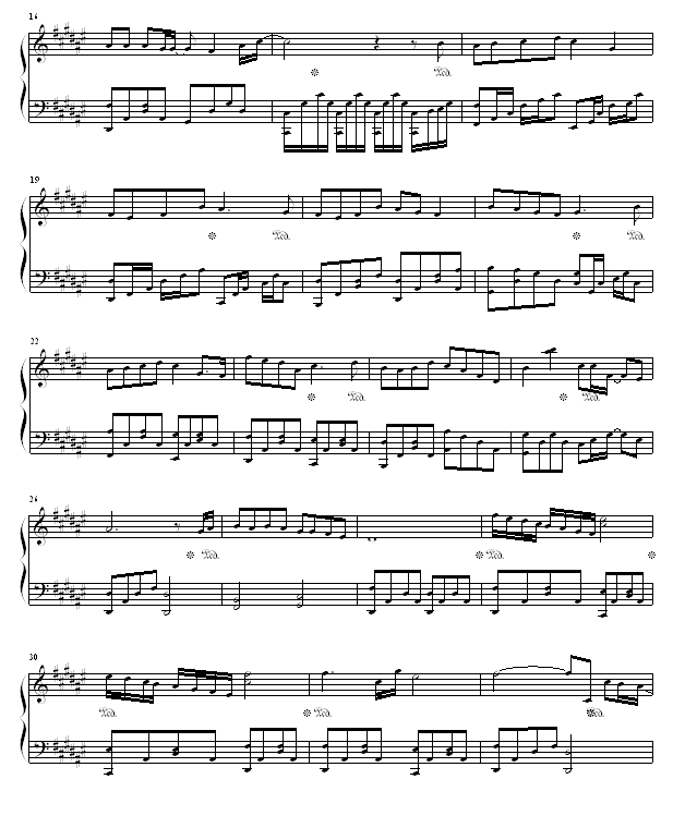 记得忘记钢琴曲谱（图2）