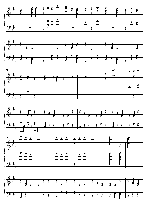 its only the fairy tale钢琴曲谱（图4）